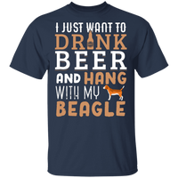 Beagle Dad Funny Father S Day Dog Lover Gift Beer T-Shirt