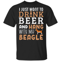 Beagle Dad Funny Father S Day Dog Lover Gift Beer T-Shirt