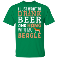 Beagle Dad Funny Father S Day Dog Lover Gift Beer T-Shirt