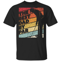 Best Dad By Par Retro Vintage Golf T-Shirt