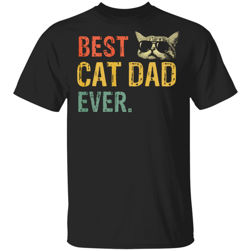 Best Cat Dad Ever Cat Daddy Gif S T-Shirt