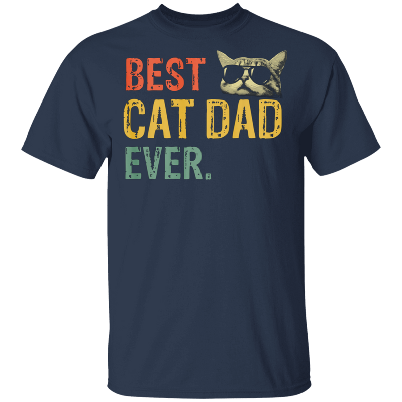 Best Cat Dad Ever Cat Daddy Gif S T-Shirt