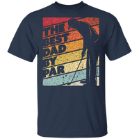 Best Dad By Par Retro Vintage Golf T-Shirt